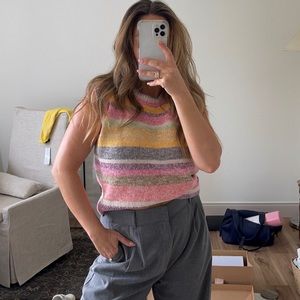 French Connection multicolor sweater vest